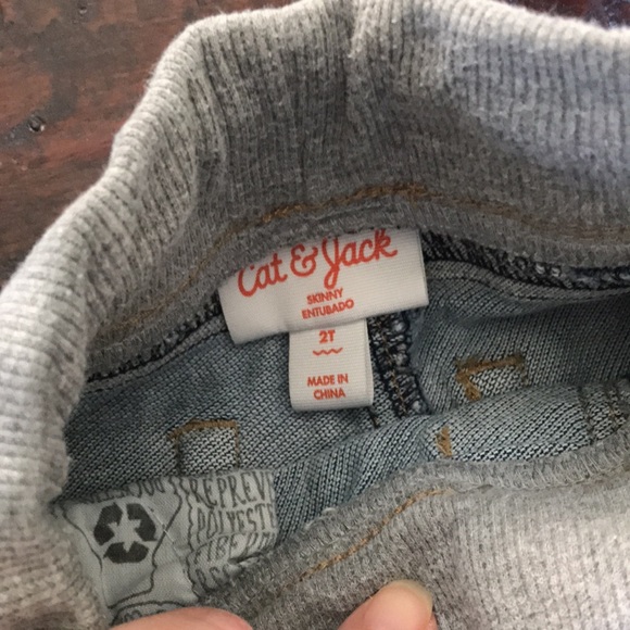 Cat & Jack Skinny Jeans 2 t and Gymboree lined Cotton Pants 2t - Picture 7 of 10
